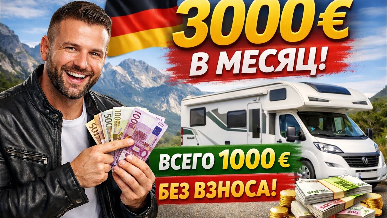 Бизнес в Германии и Европа. Начать 1000 евро доход 3000 евро в месяц.