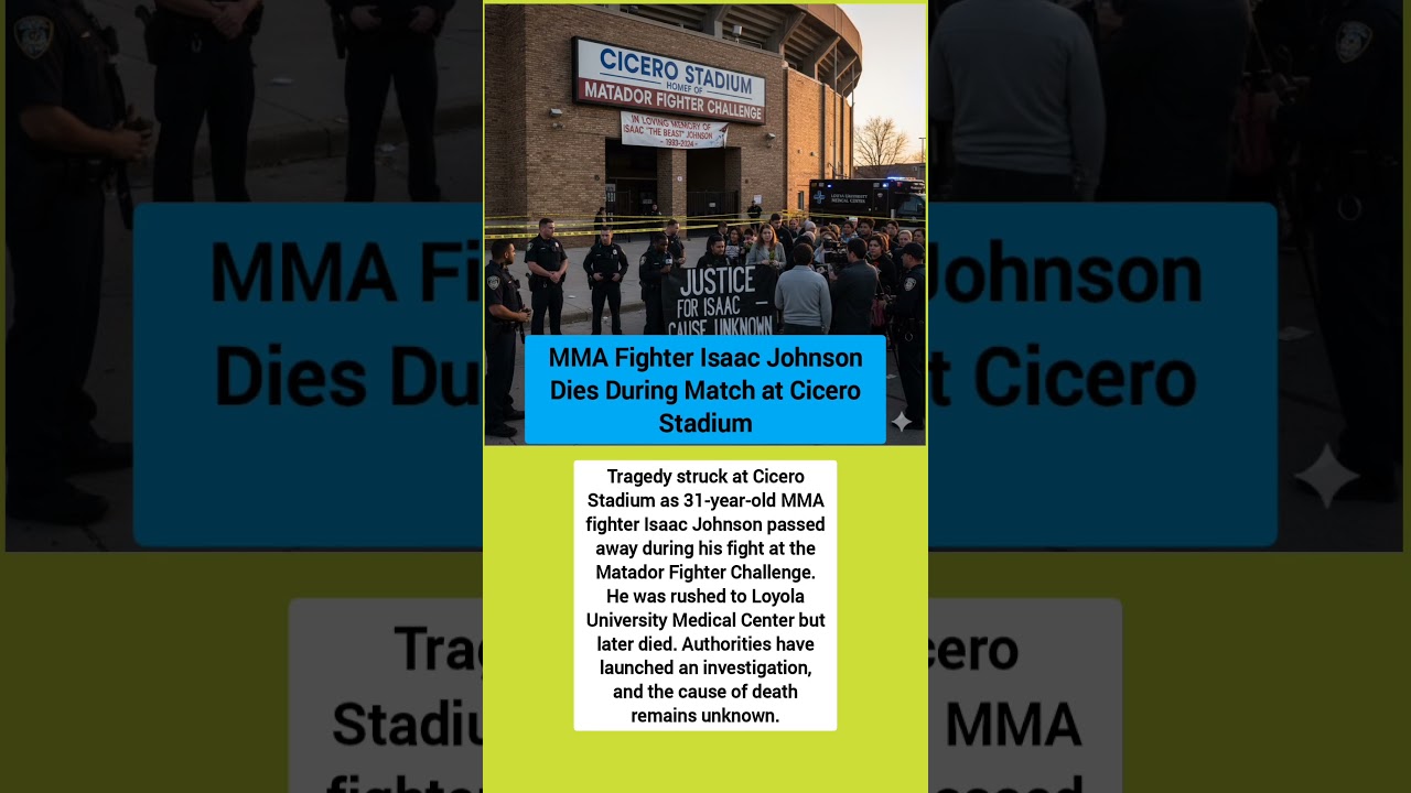MMA Fighter Isaac Johnson Dies During Match at Cicero Stadium