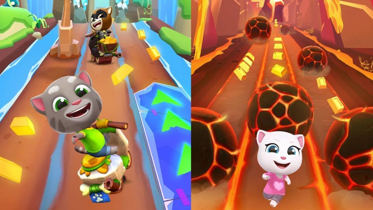 Talking Tom Time Rush High Score Gameplay - Endless Runner Mobile Game