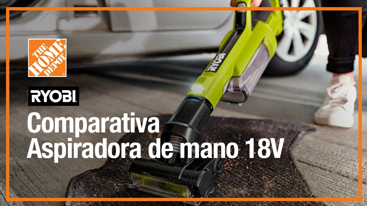 Comparativa de la aspiradora de mano de 18 voltios de Ryobi