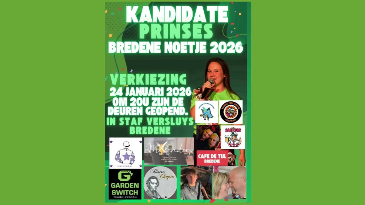 Campagneliedje Noetje voor prinses van bredene 