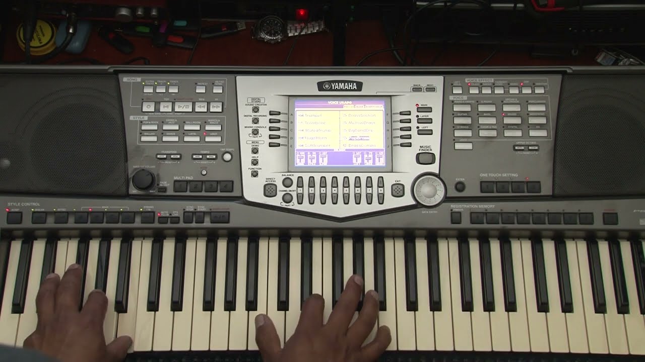 yamaha psr 1000 sonidos y programacion parte 2