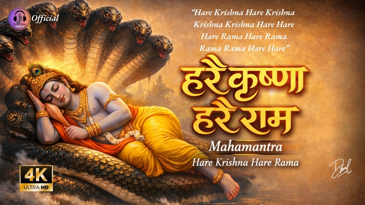 हरे कृष्ण हरे राम | Hare Krishna Hare Rama | महामंत्र | Powerful Krishna Bhajan | Iskcon Kirtan