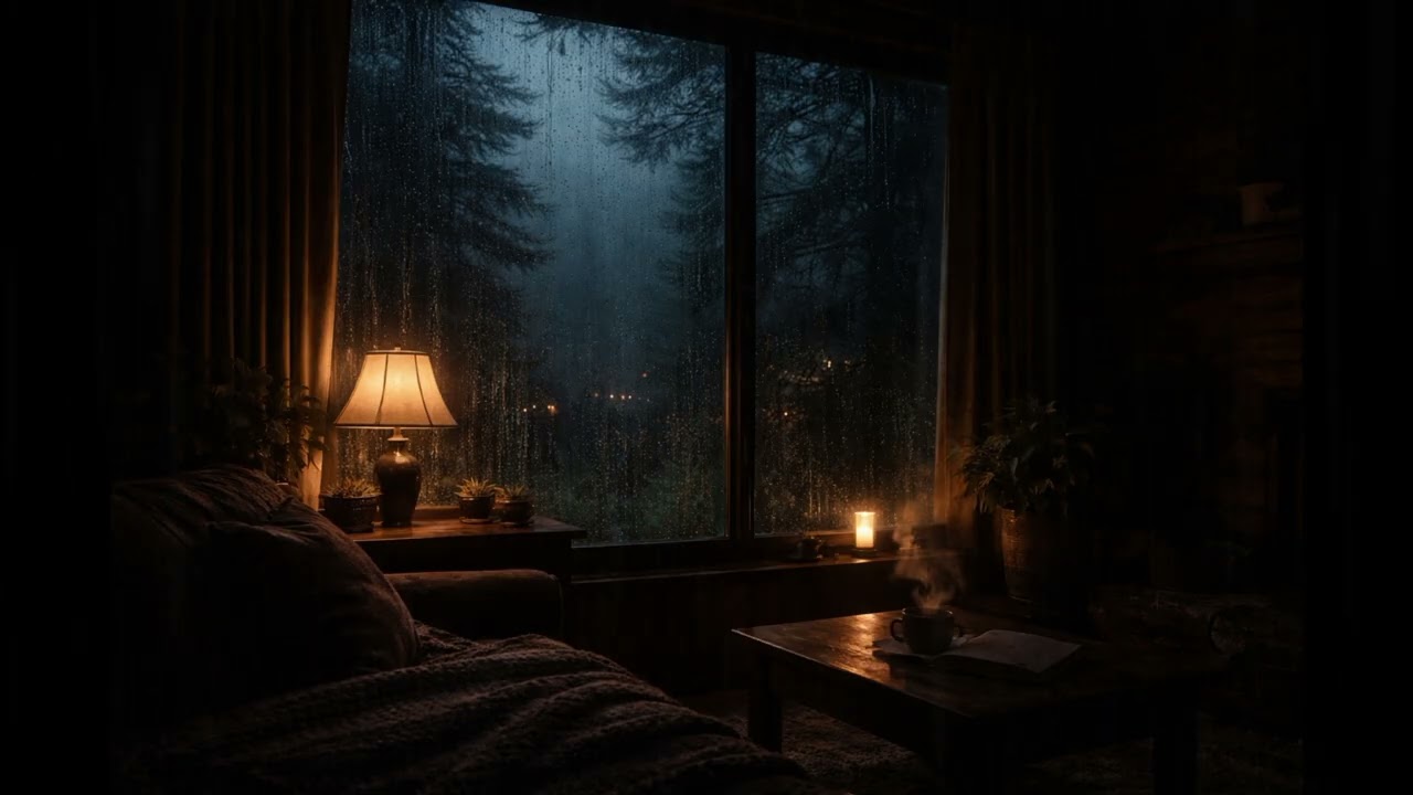 Soft Rain by the Window | Calm Night Ambience for Deep Rest