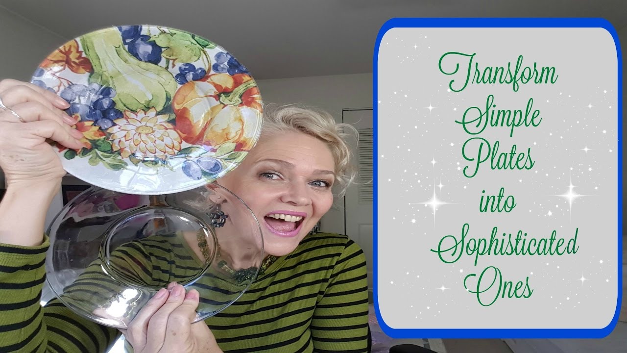 DIY: Transform Simple Plates into Sophisticated Ones