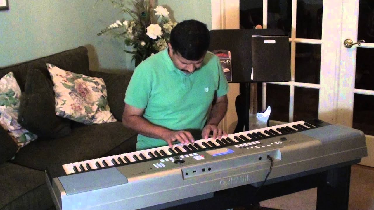Pagale Vennela Jagame Uyala in Raagam Hindolam on Digital Piano