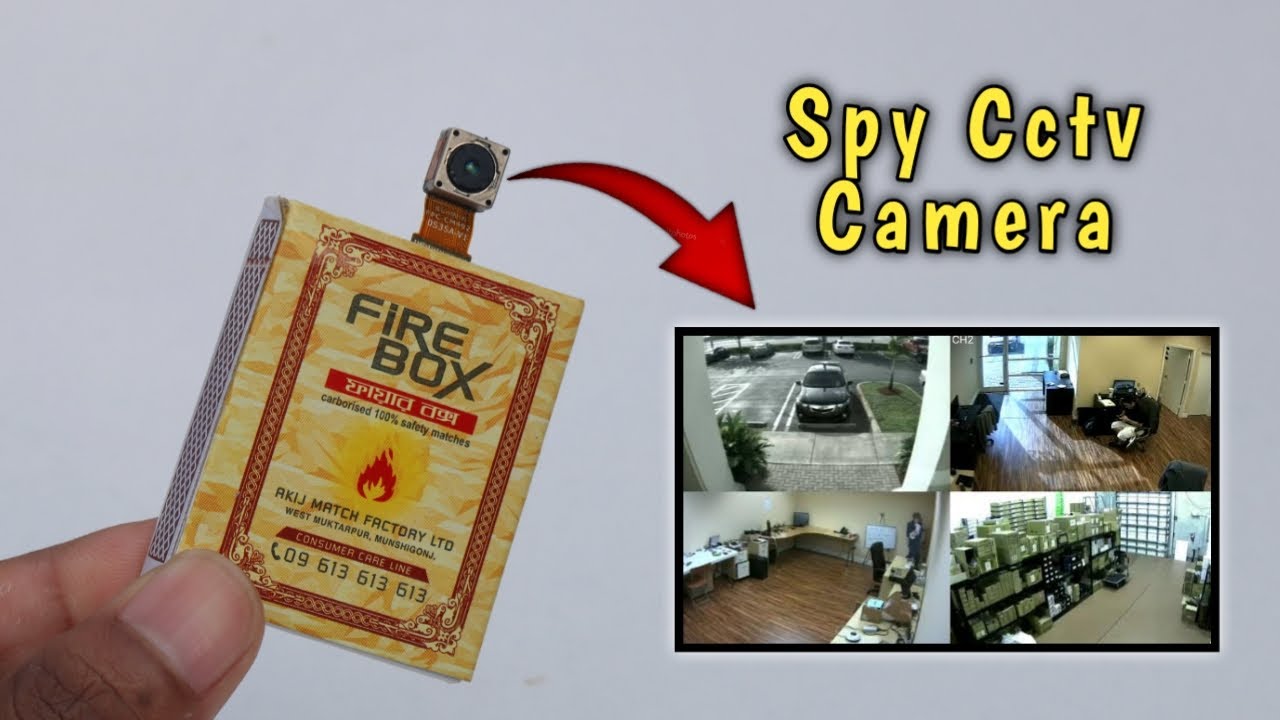HOW TO MAKE A SPY CCTV CAMERA AT HOME || MATCHBOX WIRELESS SPY CAMERA - 2022