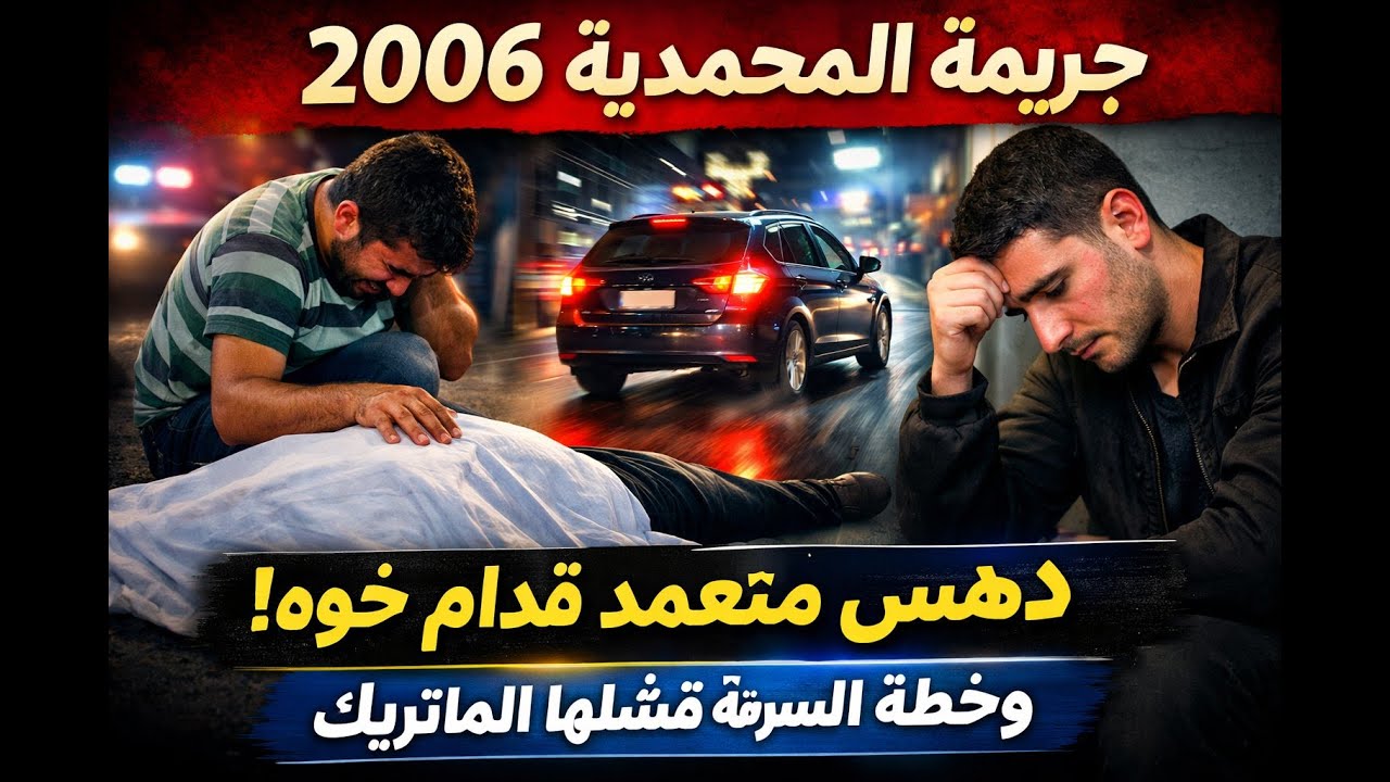 جريمة المحمدية 2006 | دهس متعمد وخطة سرقة فاشلة (قصة واقعية)