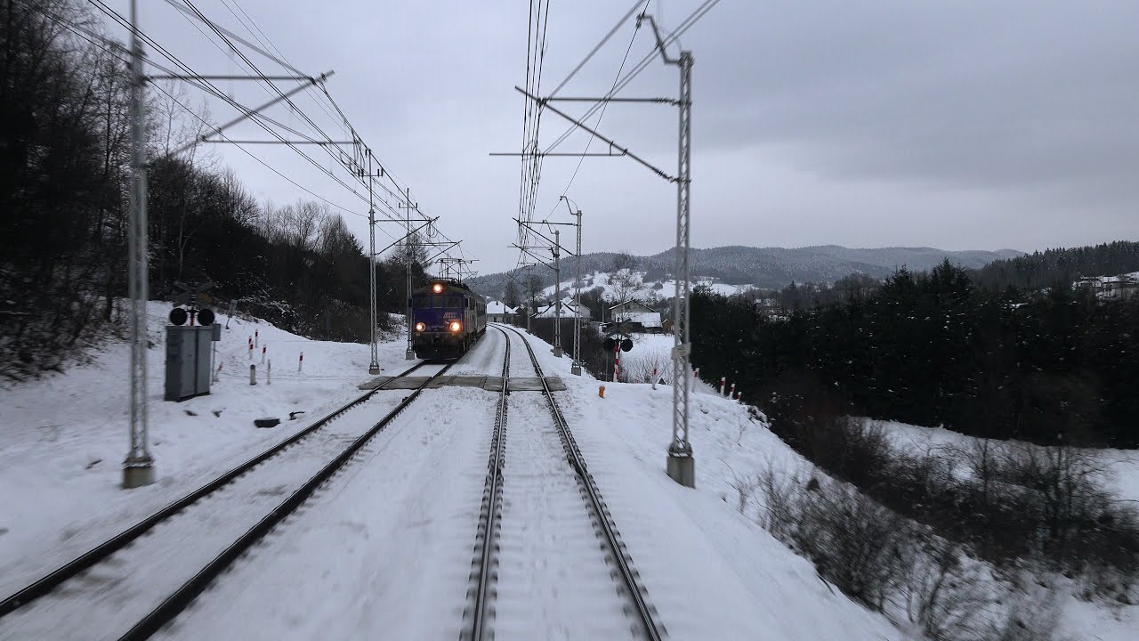 Cabview 4K EN78A-007 Krynica-Zdrój - Kraków Główny + sound/komentarz - 30.01.2023