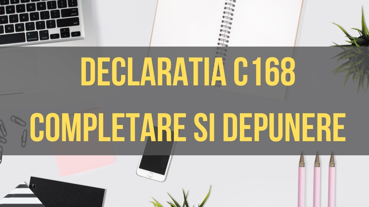 Declaratia C 168 mod completare si inregistrare la ANAF
