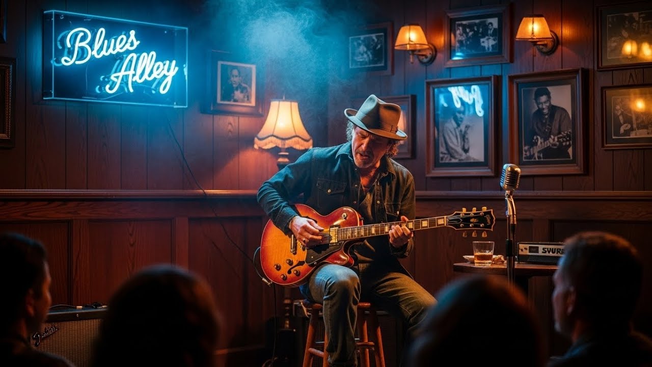 Relaxing Blues Guitar Music | Slow Vintage Blues for Late Night