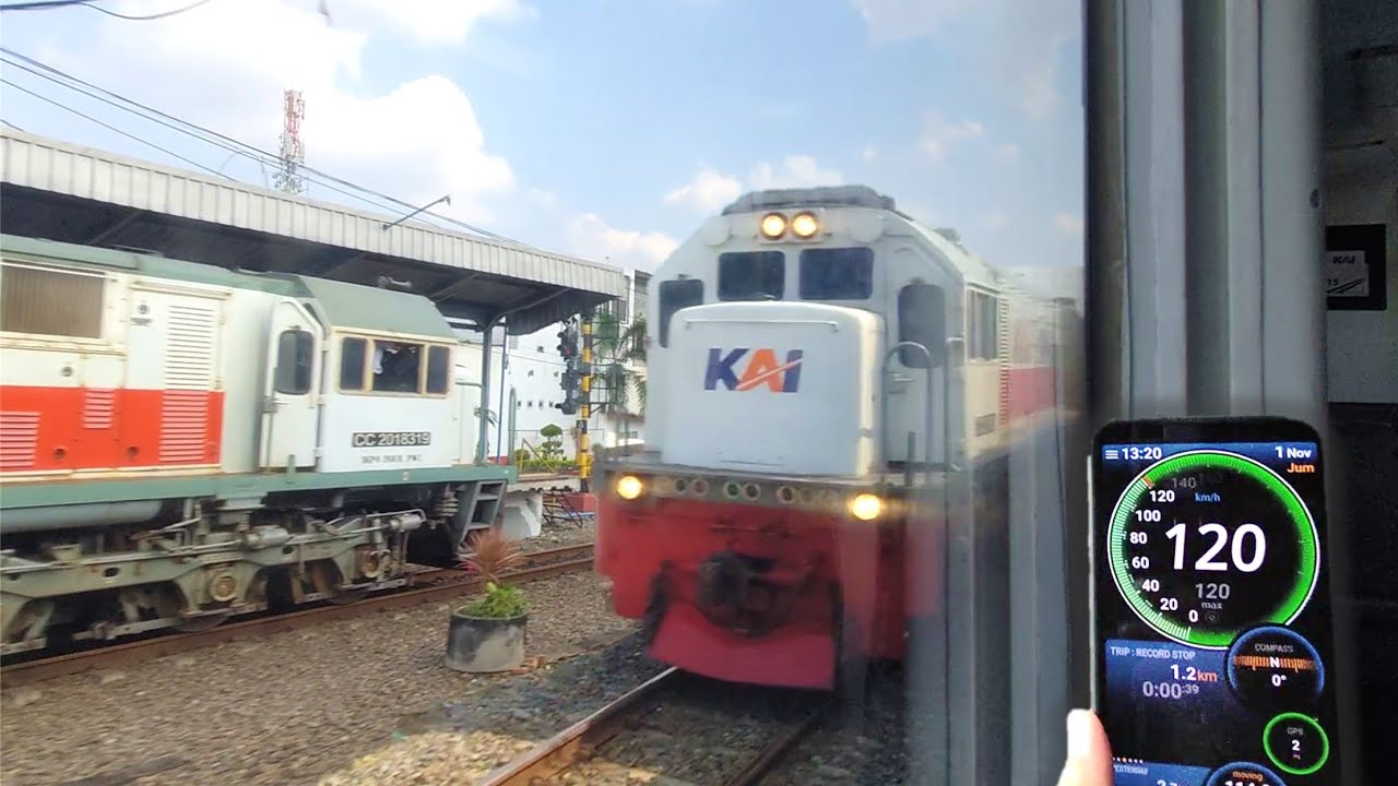 #ASMRKereta - KA Argo Merbabu Eksekutif (Semarang - Tegal) ~ Full Ngebut Rasa New Image 