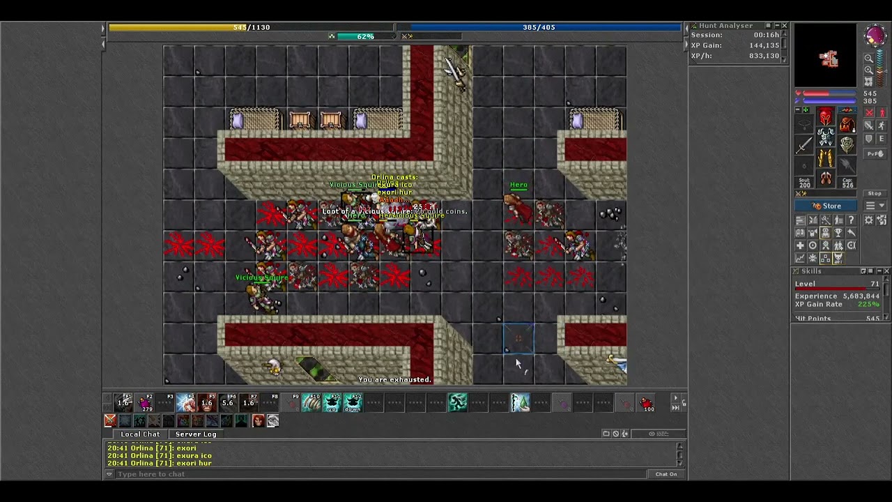 Sonira  - 71 lvl  - exp