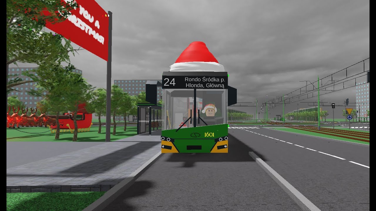 PRZEJAZD ŚWIĄTECZNY - SU 12 IV Hydrogen #1601 (Poznań Malta - Roblox) - 24, ➡️: Rondo Śródka