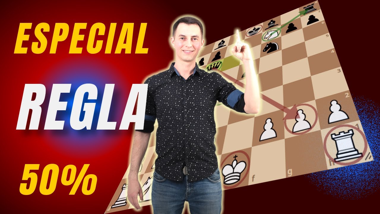 Una regla ESPECIAL del ajedrez que reduce en 50% tus errores