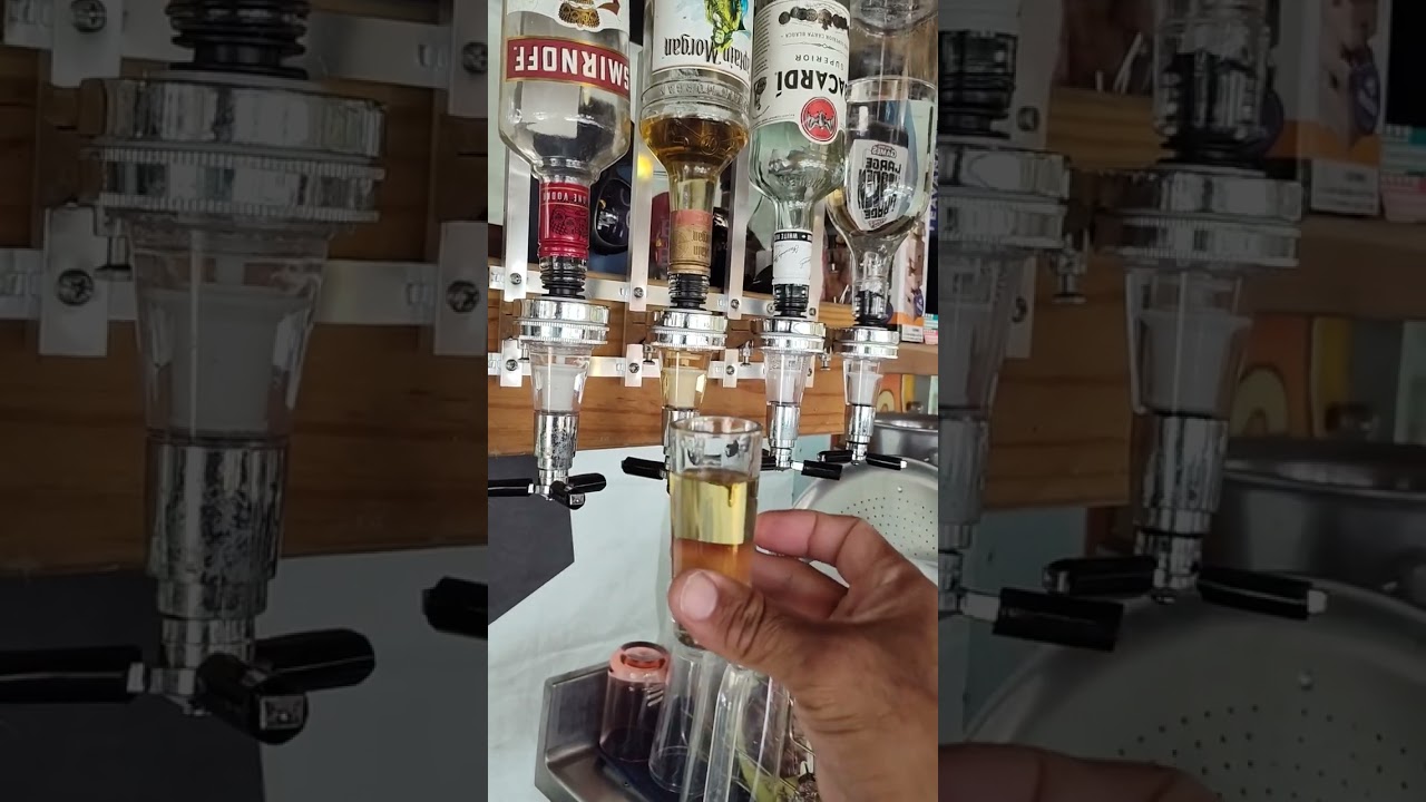 4 Bottle Liquor Dispenser