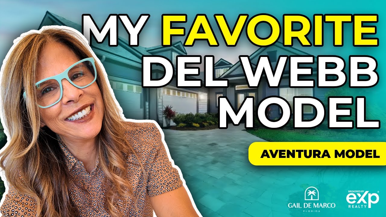 The Aventura Model at Del Webb St. Johns | My FAVORITE 55+ Home Tour Yet