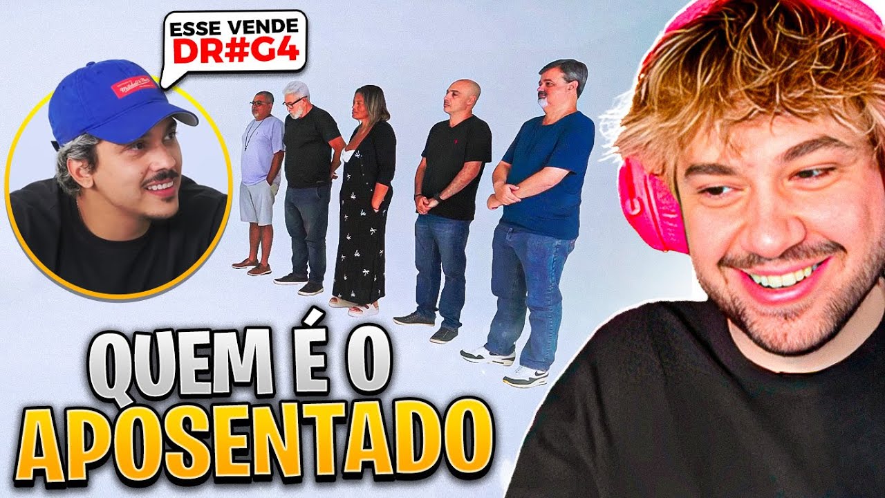 TENTANDO DESCOBRIR QUEM É O APOSENTADO! - React Aqueles Caras
