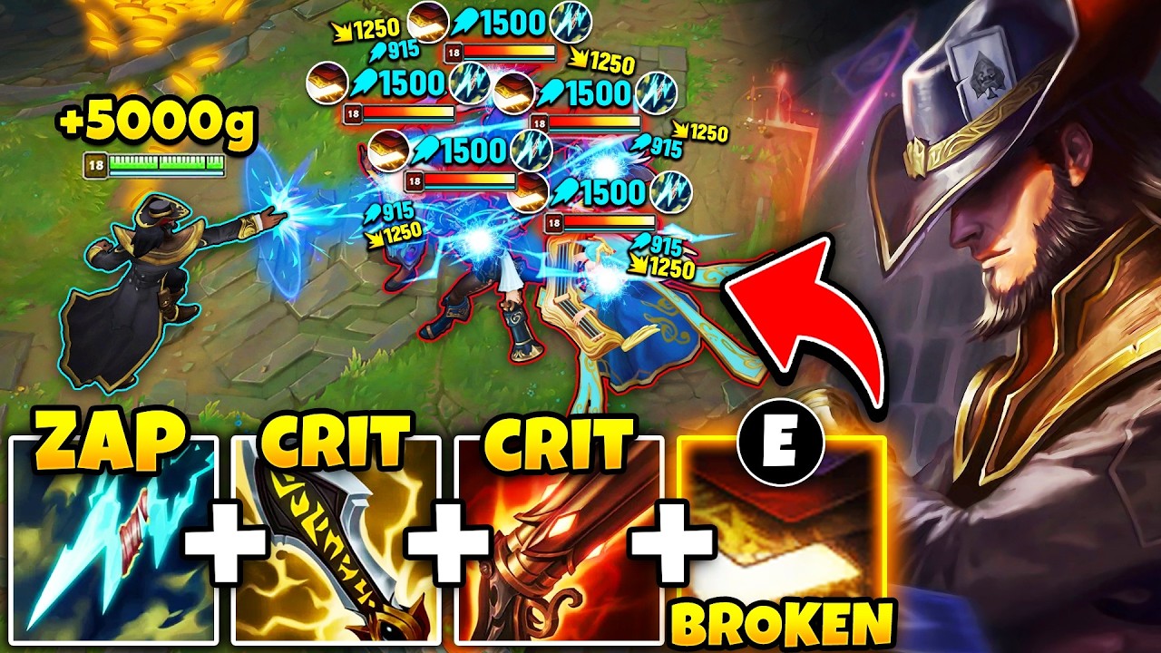 This Twisted Fate build is the most broken interaction of All-Time! (SHIV STACKS MY E)