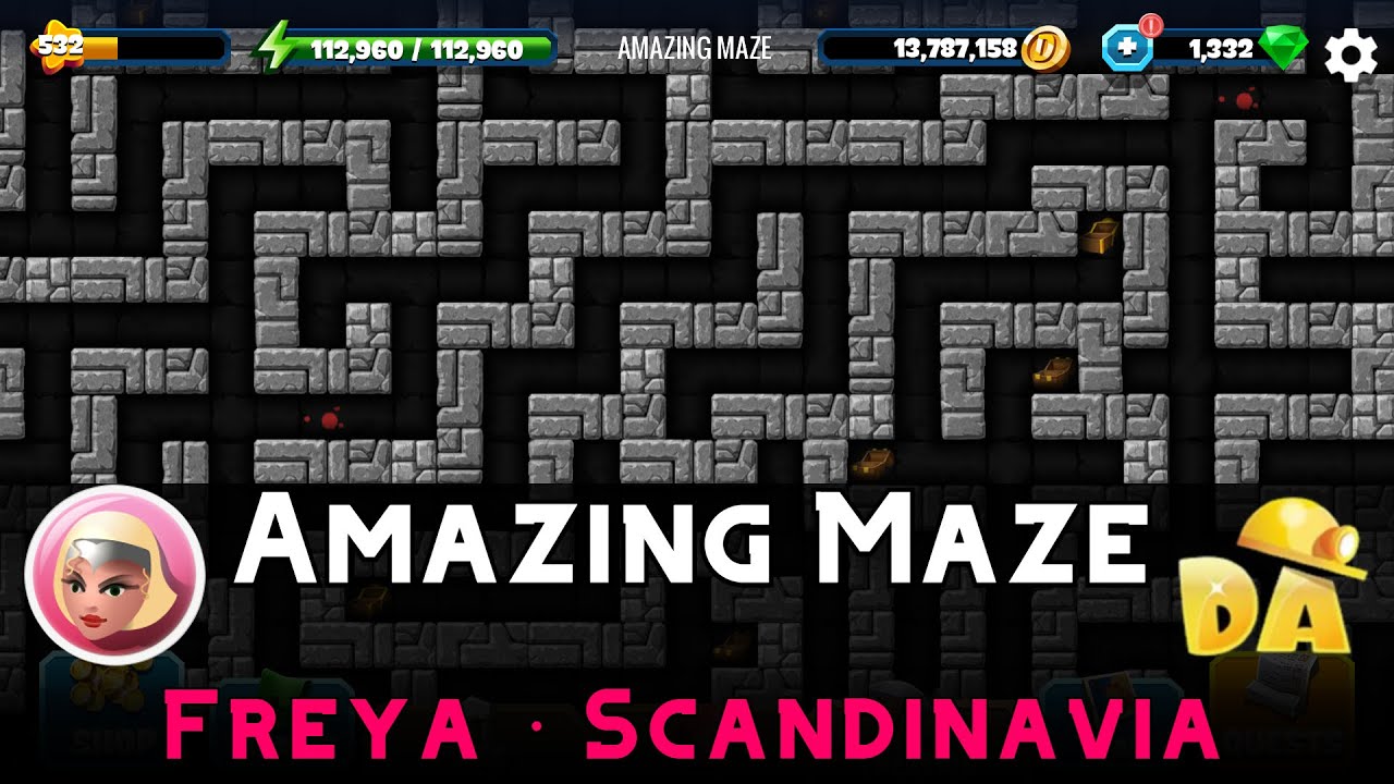 Amazing Maze | Freya #15 | Diggy's Adventure