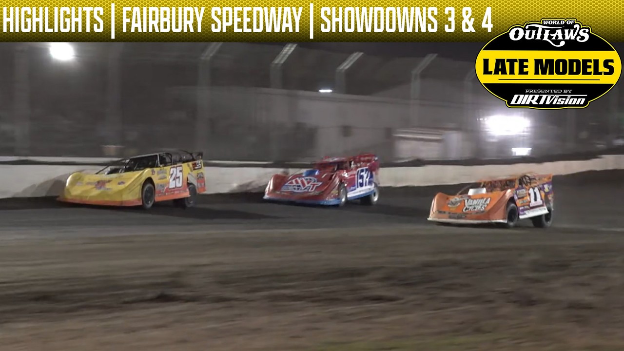World of Outlaws Late Models | Fairbury Speedway | Showdowns 3 & 4 | July 24, 2026 | HIGHLIGHTS