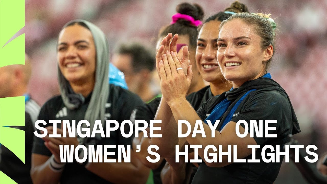 New Zealand are league WINNERS 🏆 | HSBC SVNS Singapore 2025 | Day One Women's Highlights