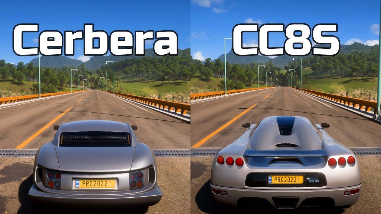 Forza Horizon 5: TVR Cerbera Speed 12 vs Koenigsegg CC8S - Drag Race