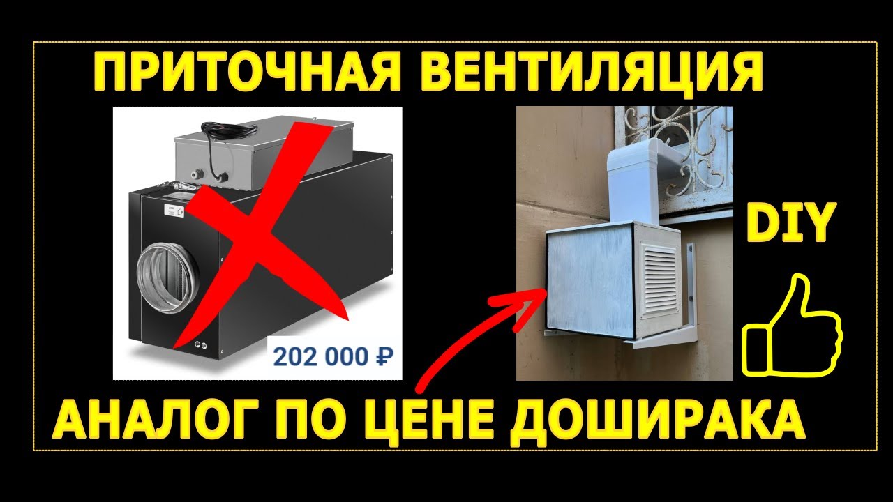 Приточная вентиляция по цене доширака