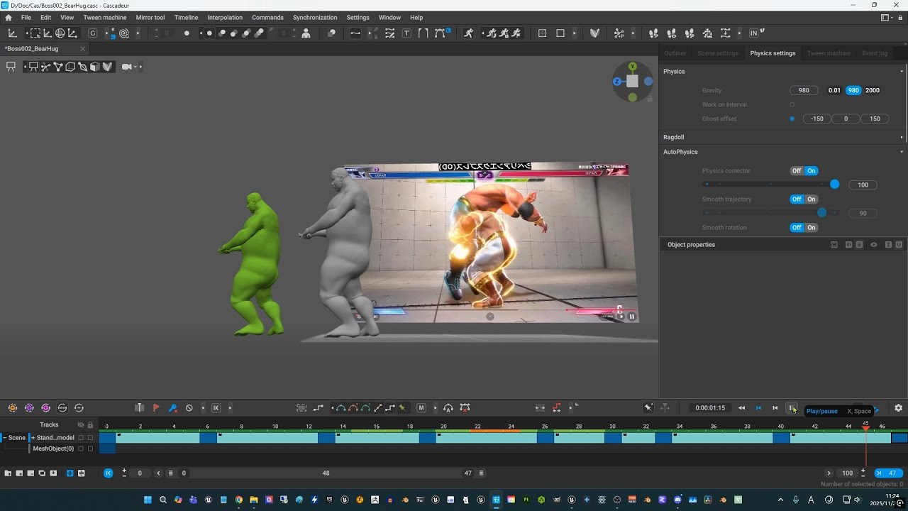 Created Attack Animations for My Boss Character (WIP)