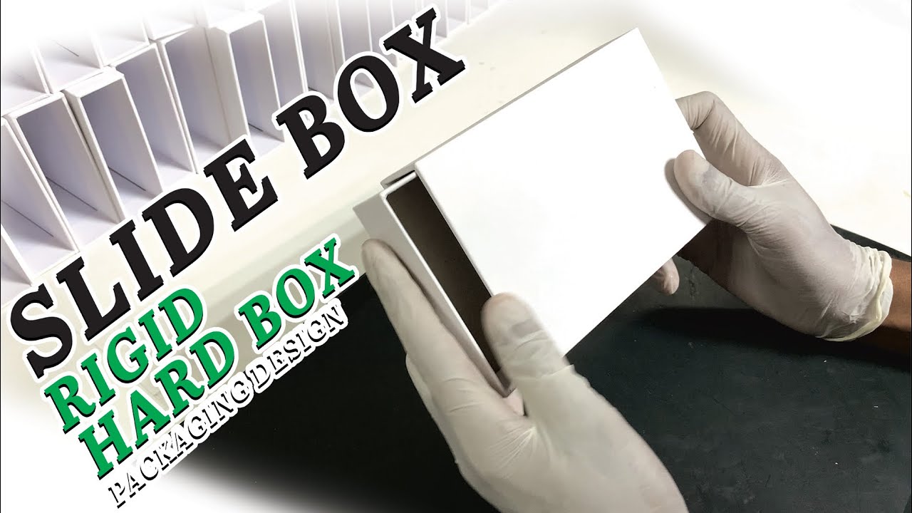 Slide Rigid Hard Box Packaging | Manual Luxury Style Packaging Box Making