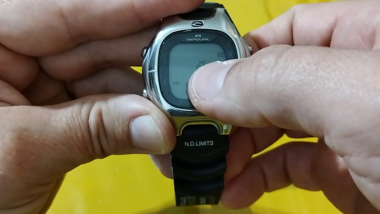 Como configurar tábua das marés Rip Curl Method oceantide 17146