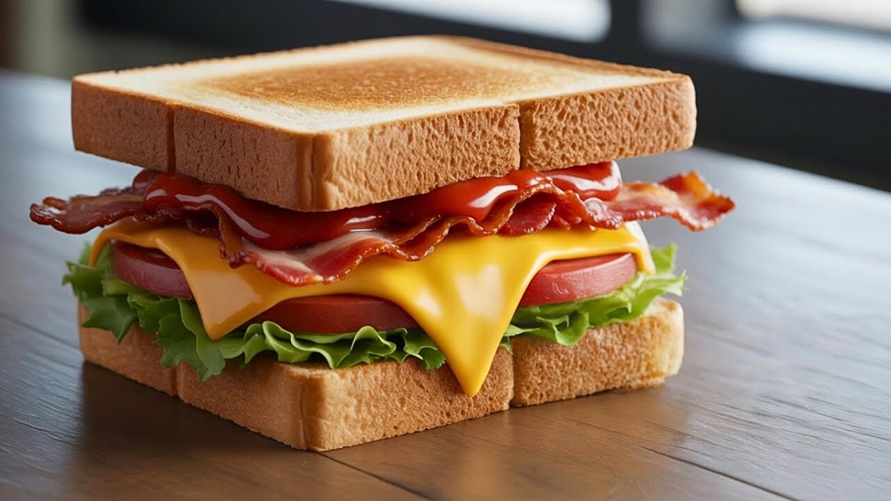 5-минутный сэндвич с яйцом и сыром | Простой рецепт сэндвича на завтрак