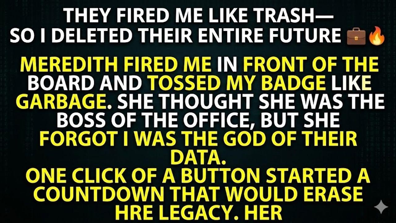 They Fired Me Like Trash—So I Deleted Their Entire Future ����