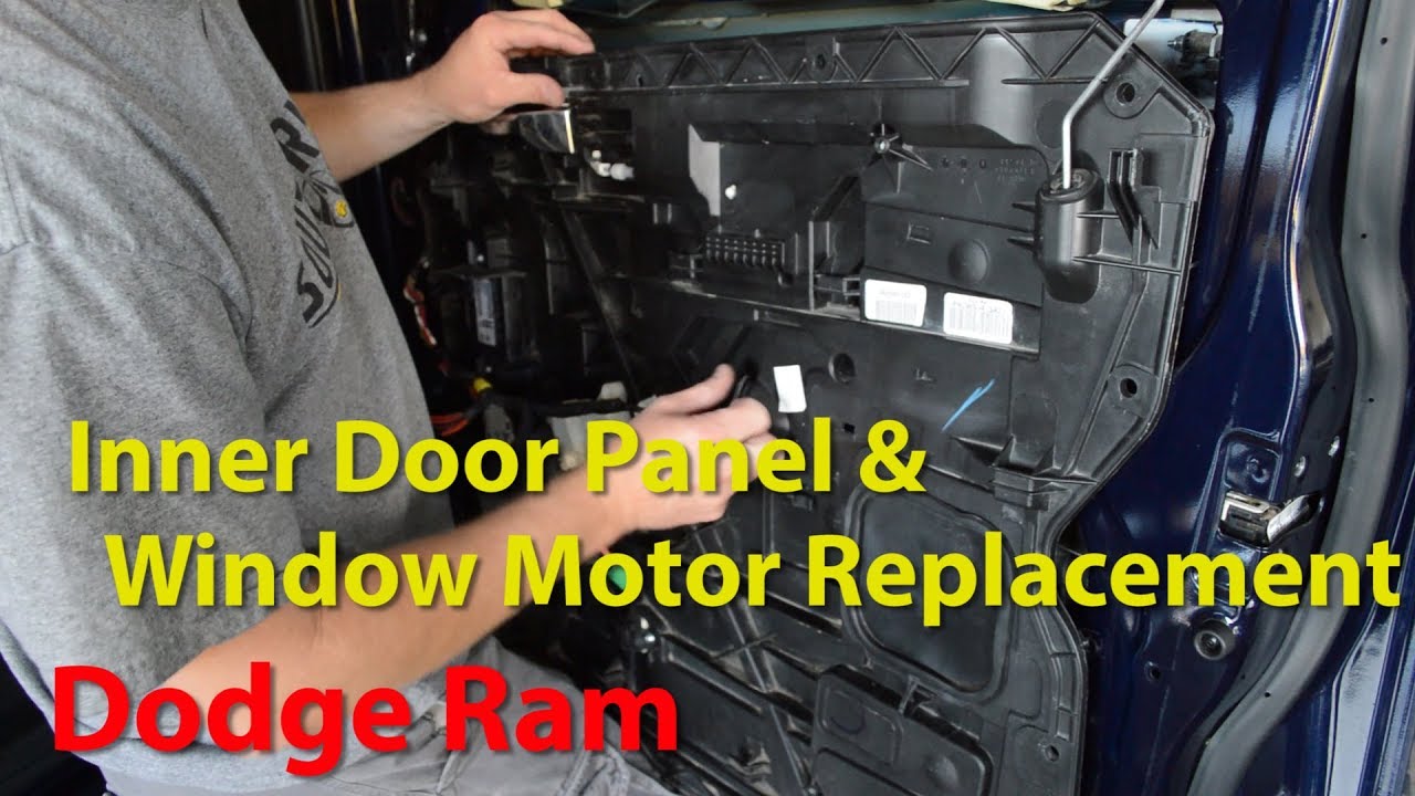 Inner Door Panel & Window Motor Replacement - Dodge Ram 4th Gen