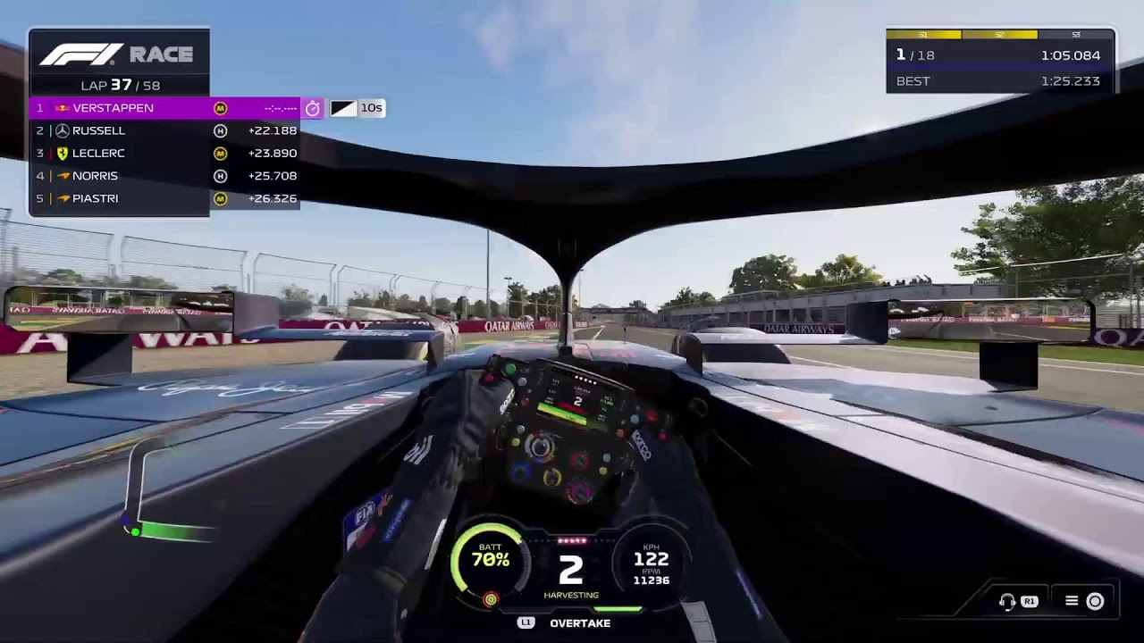 F1 25 Australian grand prix [No commentary]