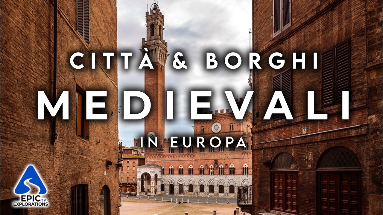 Piccole Città e Borghi Medievali più Belli d'Europa | 4K Guida di Viaggio