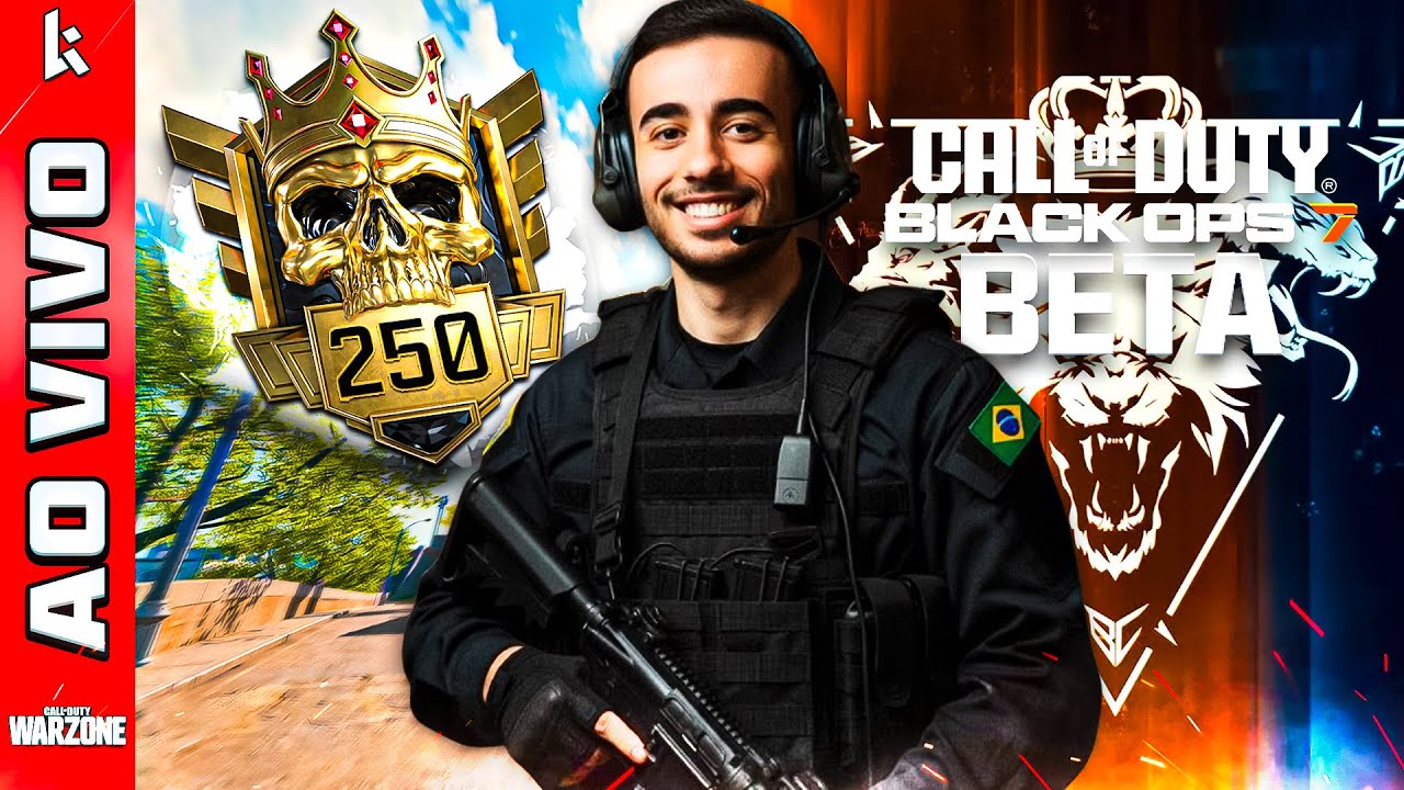 🔴LIVE | WARZONE: RANKED/TOP250 em REBIRTH ou BETA? 🤔