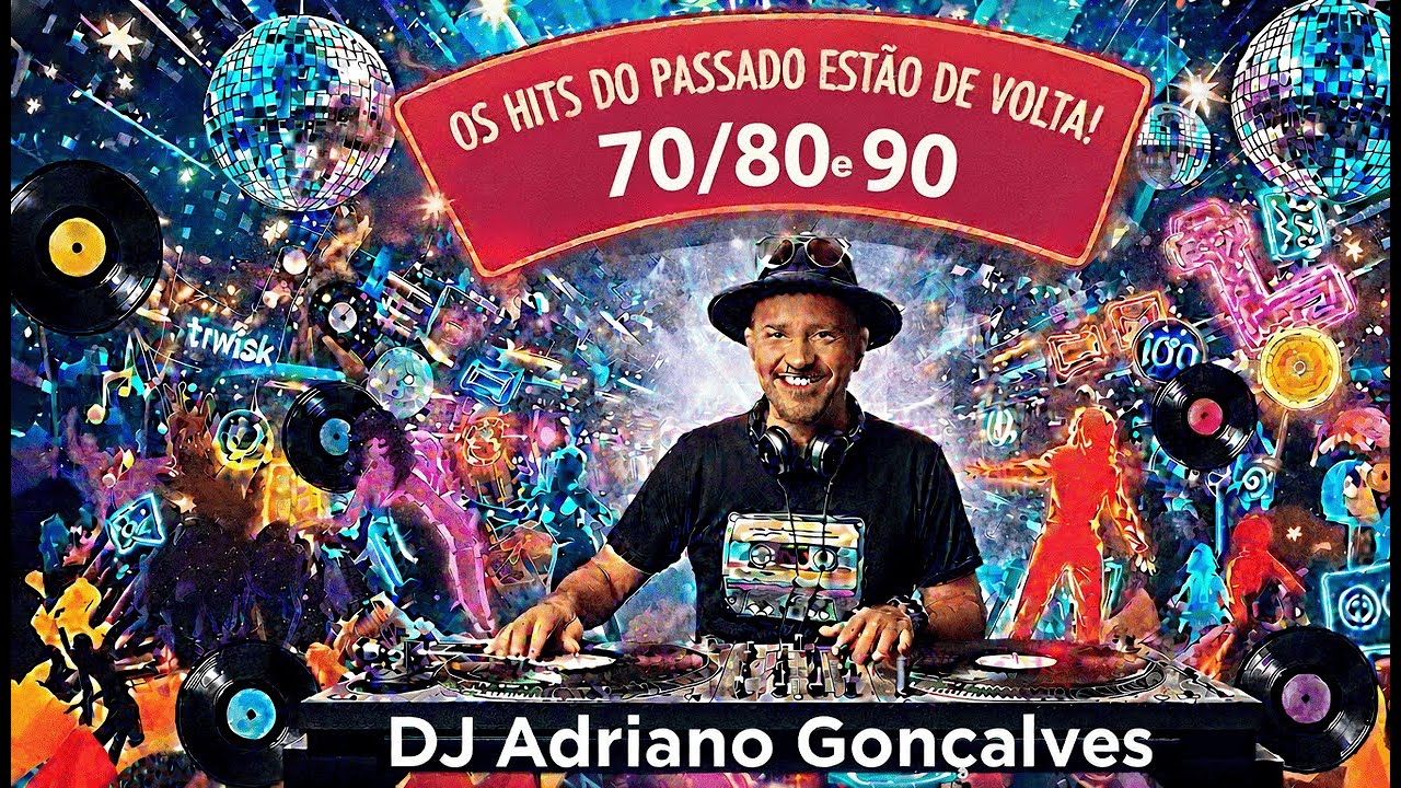 Prepare-se para Dançar: Hits Inesquecíveis com Dj Adriano Gonçalves hoje as 20h