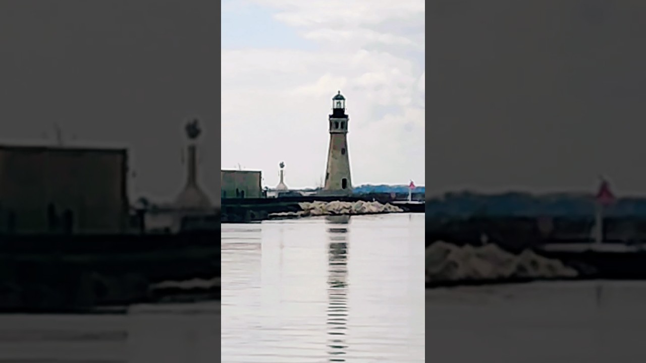 LAKE ERIE VIEW FROM BUFFALO WATERFRONT &ndash; BUFFALO, NY, USA 🇺🇸 #shorts #buffalo #lakeerie #Erie #usa