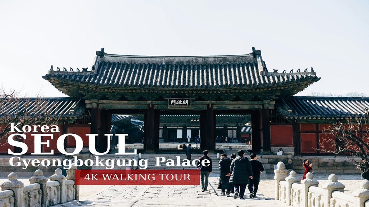 Royal Serenity 👑 | Walking Through Gyeongbokgung Palace | Korea-Seoul | 경복궁 | Walking Tour 4K