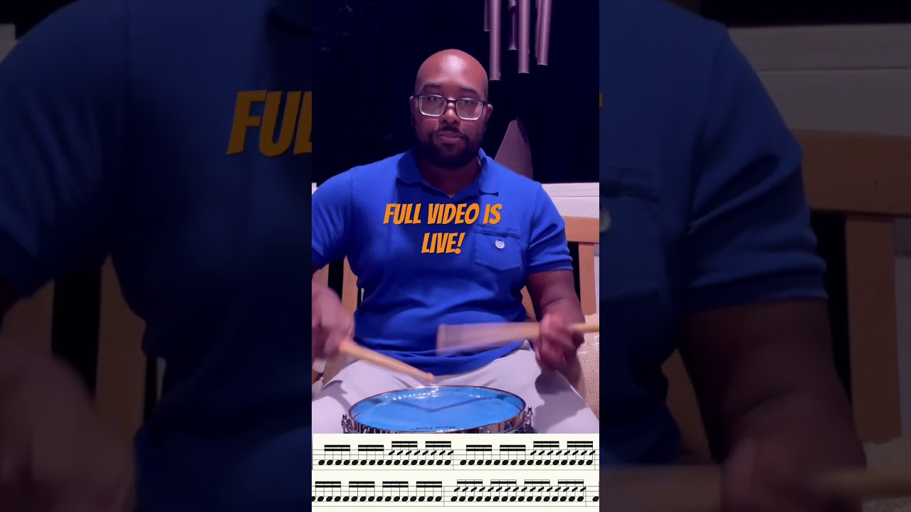Diddle delight #drumline #marchingband #indoordrumline #marchingbandmusic #drummer #percussion