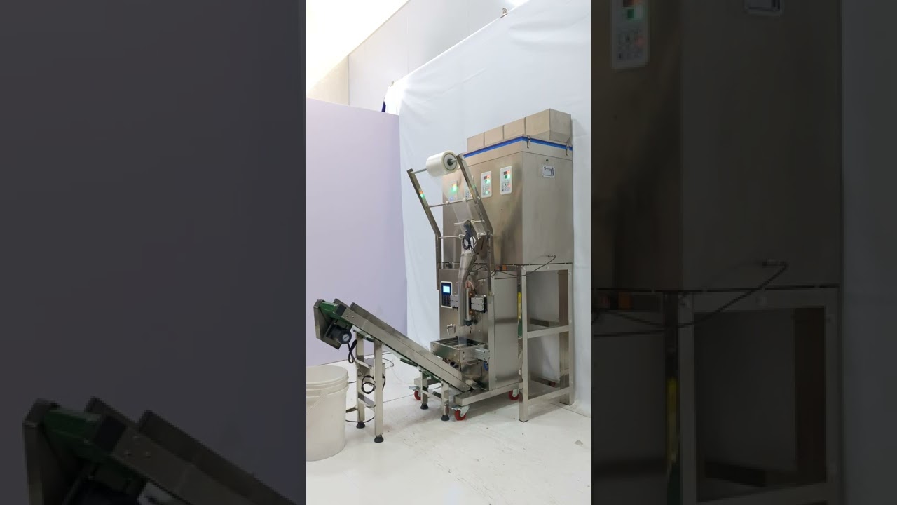 High speed bag packing machine with multi heads weighing machine