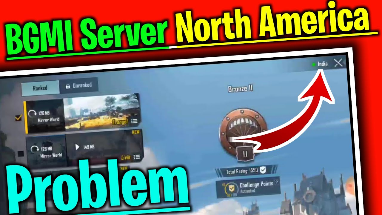 BGMI Server North America Problem|Bgmi Server Change Problem|North America Server In Bgmi