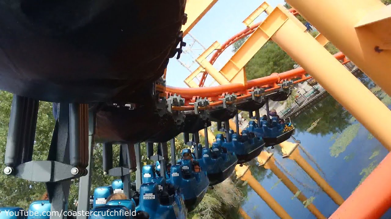 Iron Dragon Back Row (HD POV) Cedar Point