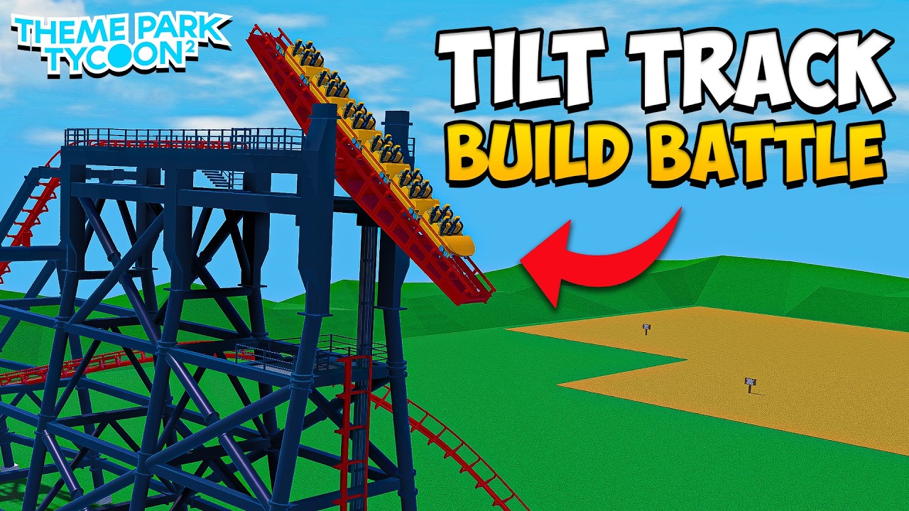 TILT TRACK Summer Build battle in Theme park Tycoon 2! (25,000 Robux)