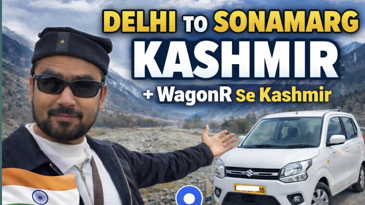 Delhi to Sonamarg Road Trip | WagonR se Kashmir 😍| WagonR se Kashmir Possible Hai? 😱