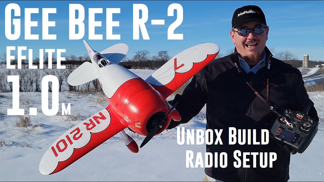 E-flite - Gee Bee R-2 - 1.0m -  Unbox, Build, & Radio Setup