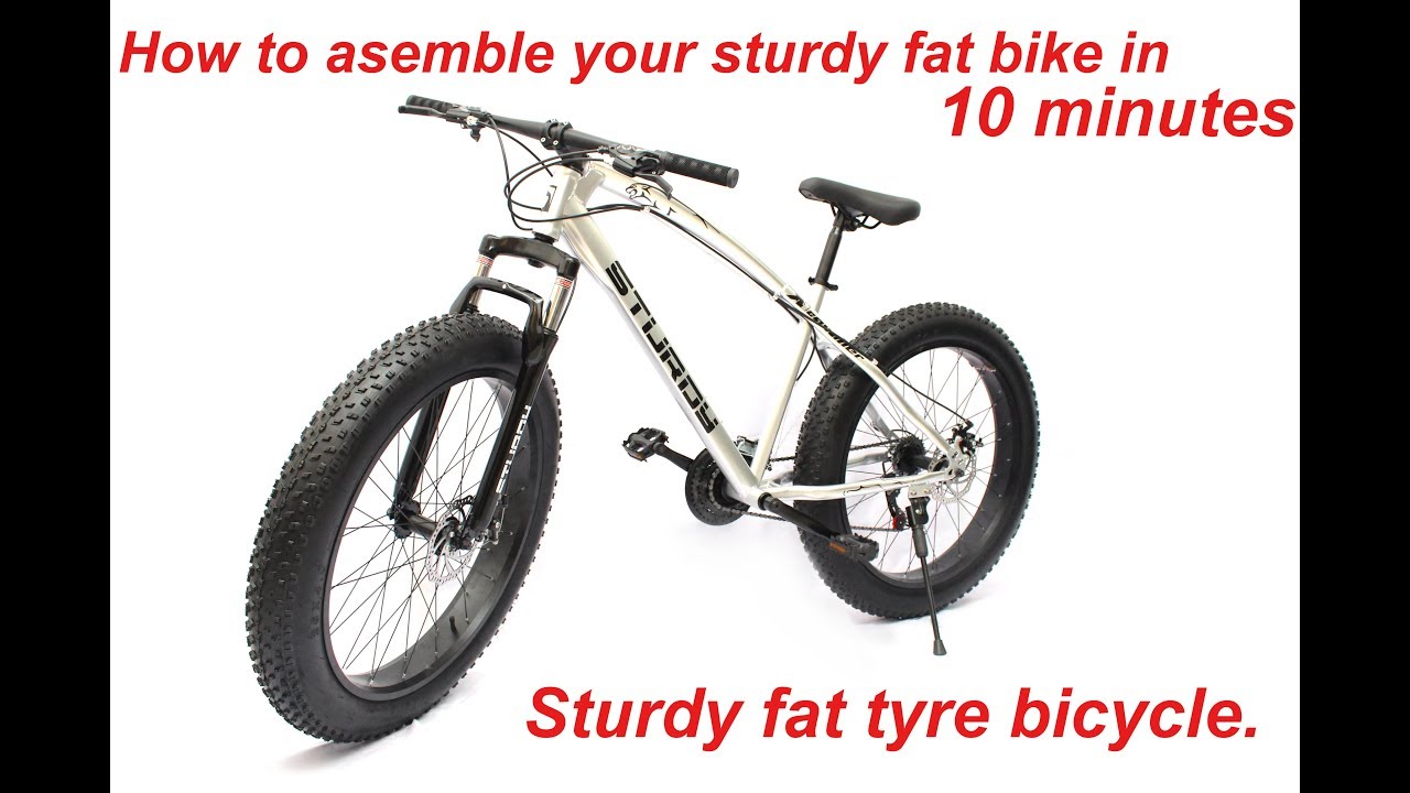 How assemble new  fat bike (sturdy fat tyre bicycle)