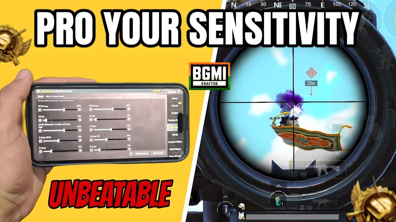Bgmi 4.2 Update Sensitivity 🔴 | Bgmi Sensitivity Settings All Devices Worked | 4 Finger Claw code