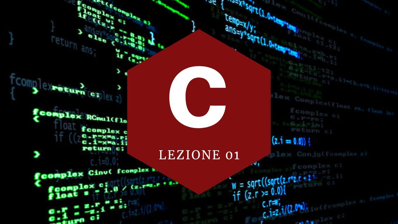 Linguaggio C: Sintassi del Codice e primi Programmi | Lezione 01